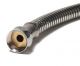 Shower Hose 2.5m 3/8 x 1/2 Metal / Plastic look