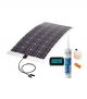 100 Watt Semi Flexible Solar Panel Compete Kit Vechline 15939446