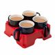 Muggi Cup Holders Red